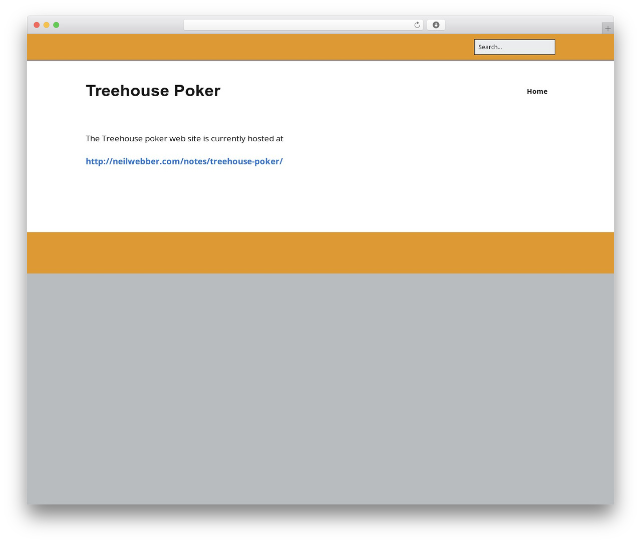 Make WordPress theme - treehousepoker.com