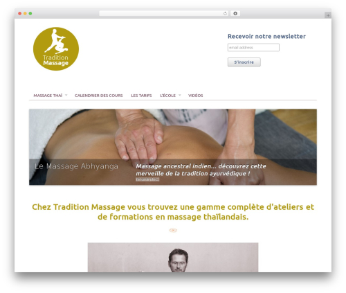 PageLines Framework massage WordPress theme - traditionmassage.com