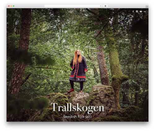 Speaker WordPress theme - trallskogen.com