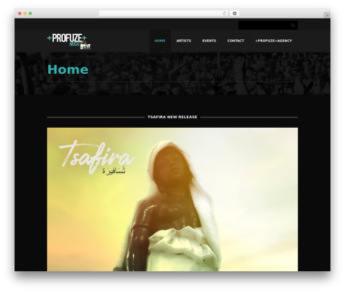Ab tweet scroller WordPress plugin - music.profuzecollective.com
