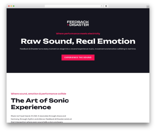 Uncode theme WordPress - feedbackanddisaster.net