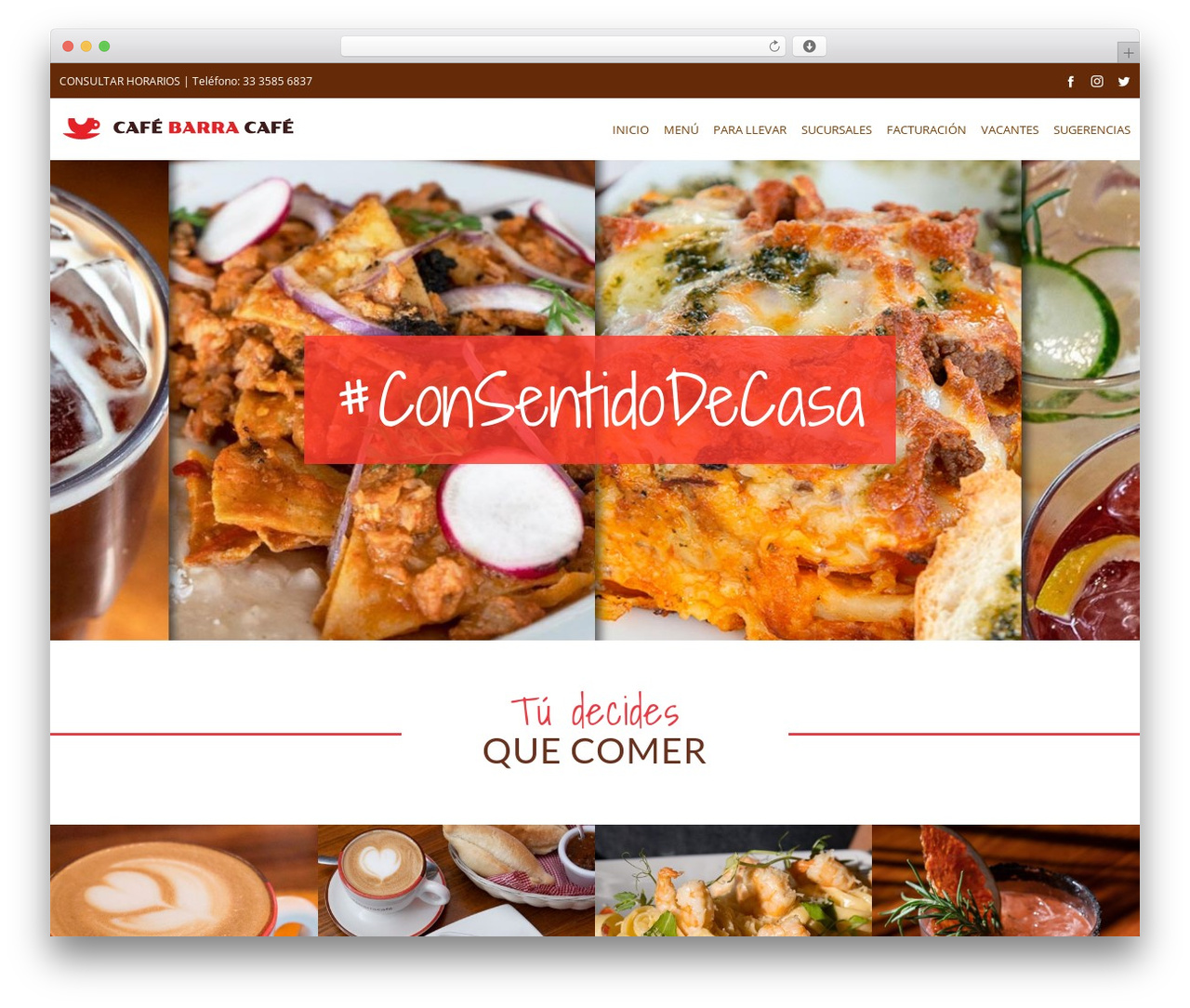 WordPress theme DFD Native - cafebarracafe.com