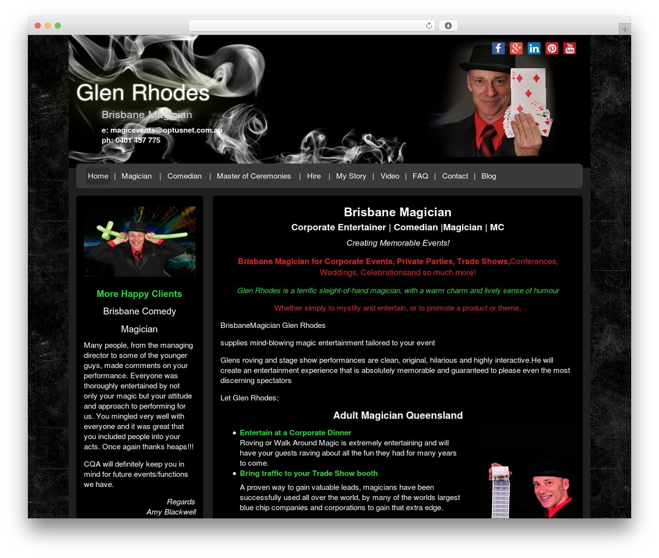 WordPress theme Magic - magicevents.com.au WordPress theme Magic - magicevents.com.au