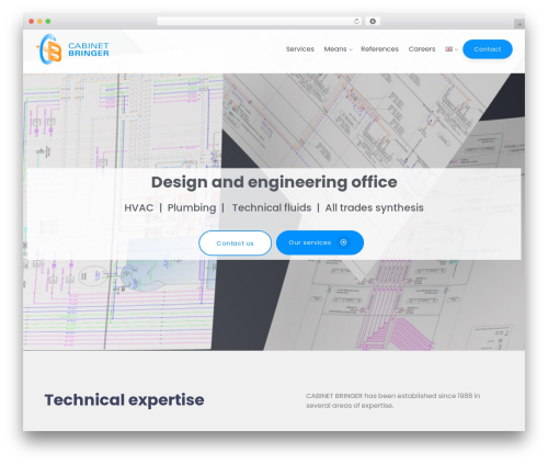 WordPress theme Socex - bureau-etudes-bringer.com