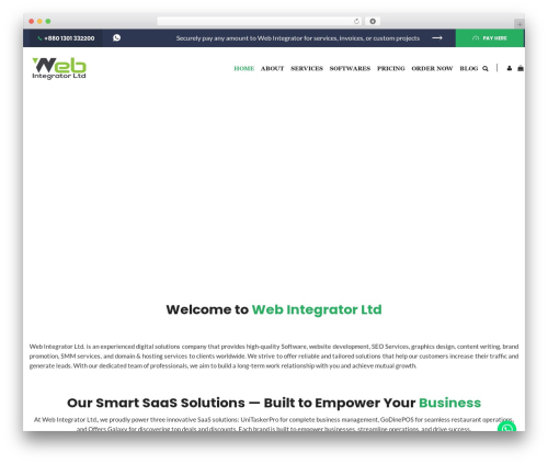 WordPress theme Topseo - webintegrator.com.bd