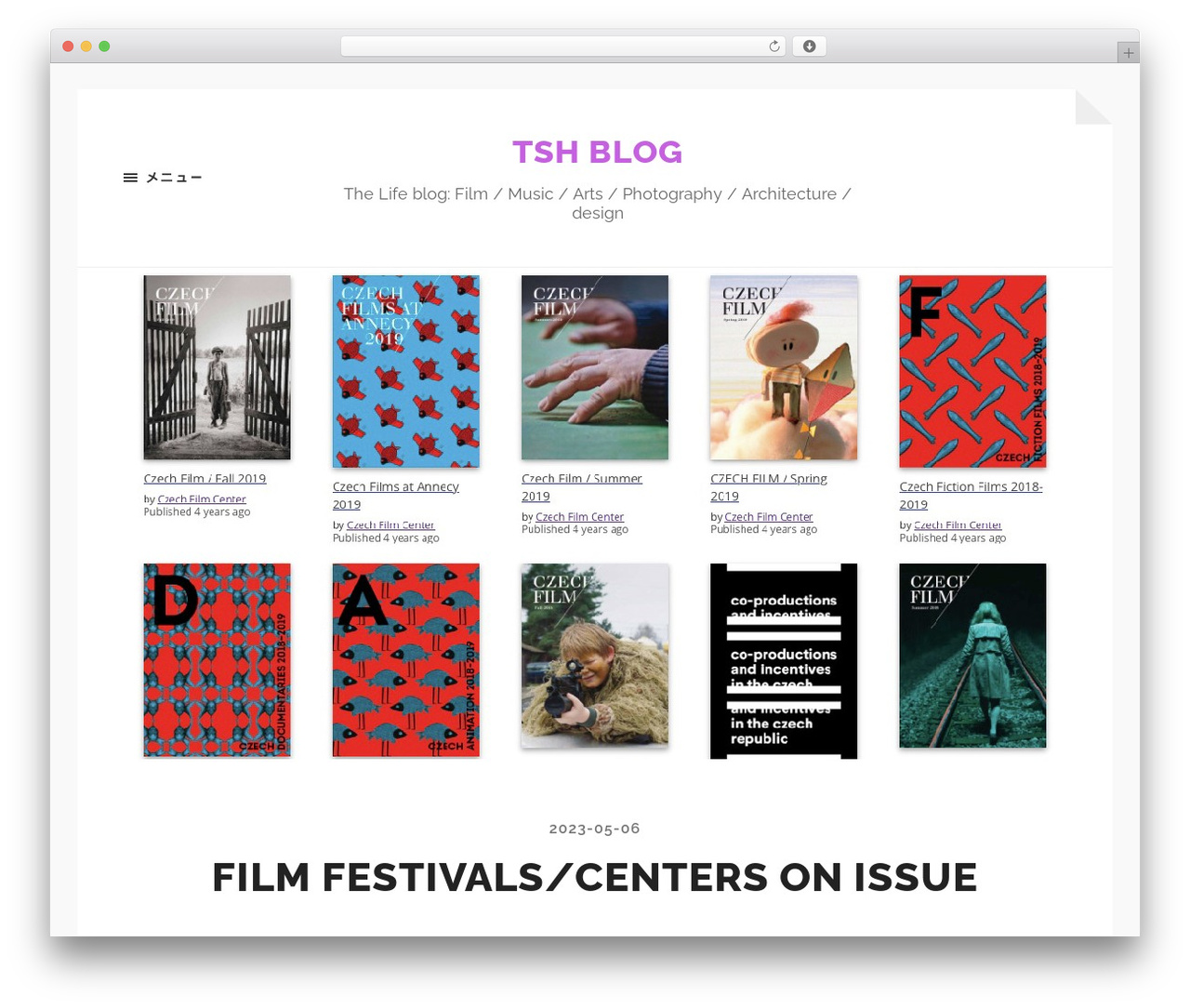 WordPress theme Hoffman - takashihomma.com