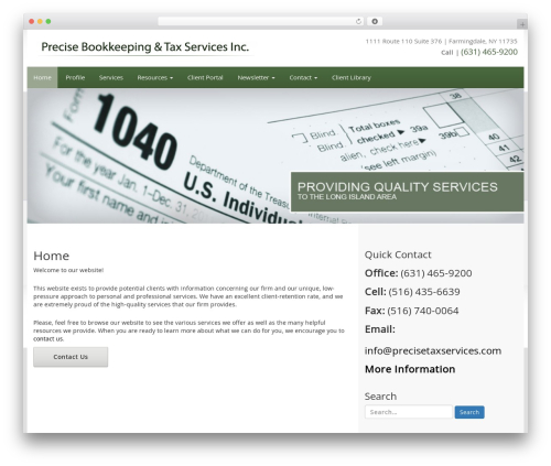 Gns newsletters WordPress plugin - precisetaxservices.com