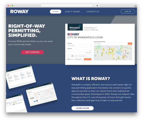 First Scribe Theme premium WordPress theme - roway.com