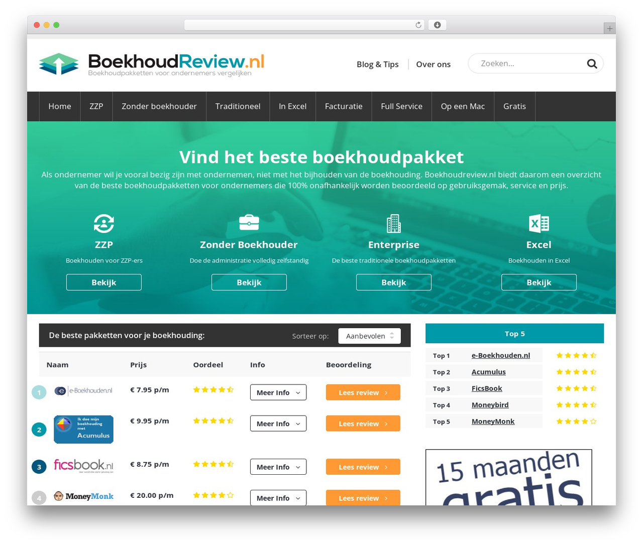 Lite WordPress theme - boekhoudreview.nl Lite WordPress theme - boekhoudreview.nl