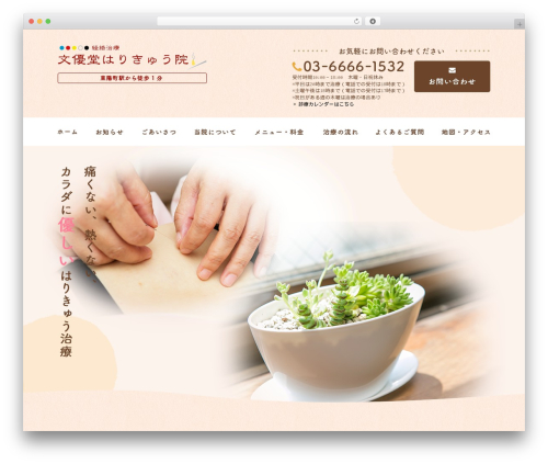 テンプレート01_07 WordPress website theme - bunyoudo.com