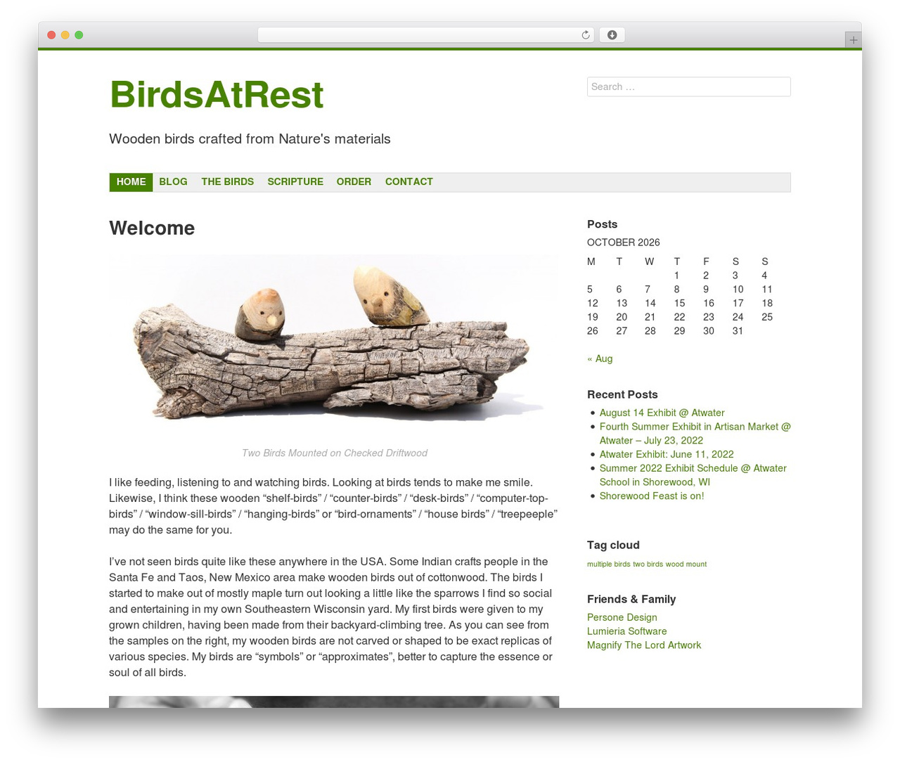 Debut WordPress website theme - birdsatrest.com Debut WordPress website theme - birdsatrest.com