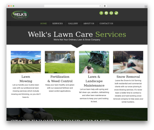 Ecorecycle WP theme - welkslawncare.com