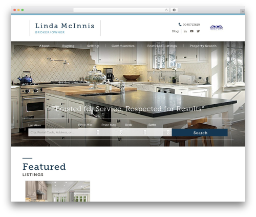 IXACT Framework top WordPress theme - mcinnisrealty.org