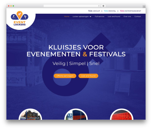 Theme WordPress TDS - eventlockers.nl