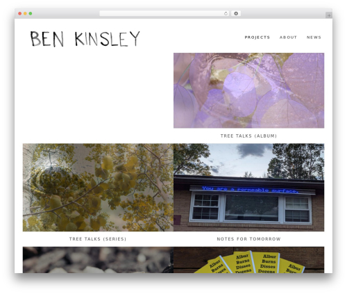WordPress theme Gallery Responsive WordPress Theme - benkinsley.com