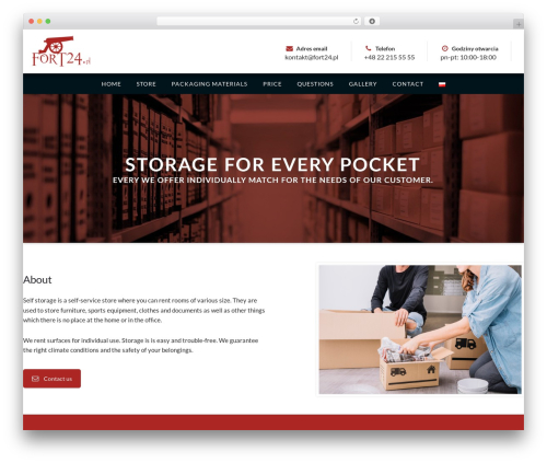 WordPress theme Storeup - fort24.pl
