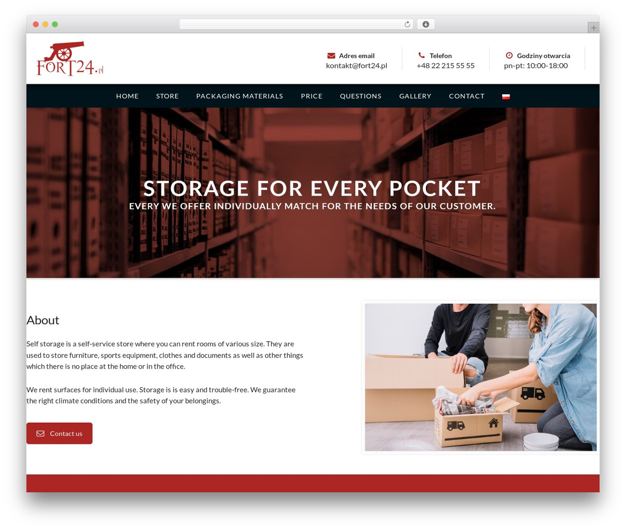 WordPress theme Storeup - fort24.pl