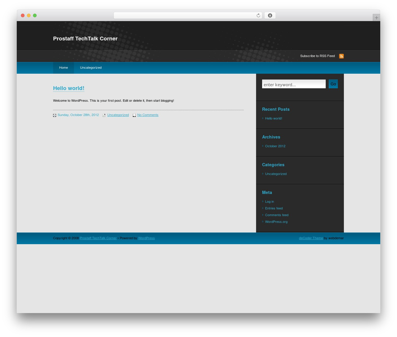 WP theme deCoder - blog.prostafftechnologies.com