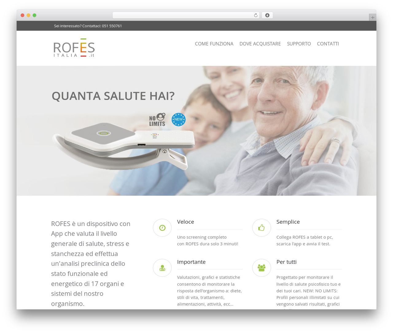 Affluent WordPress theme - rofesitalia.it