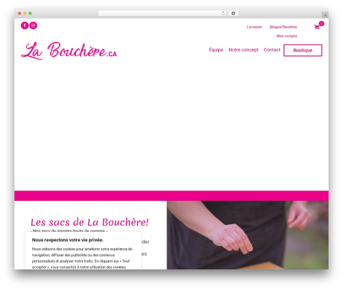 Woopack WordPress plugin - labouchere.ca