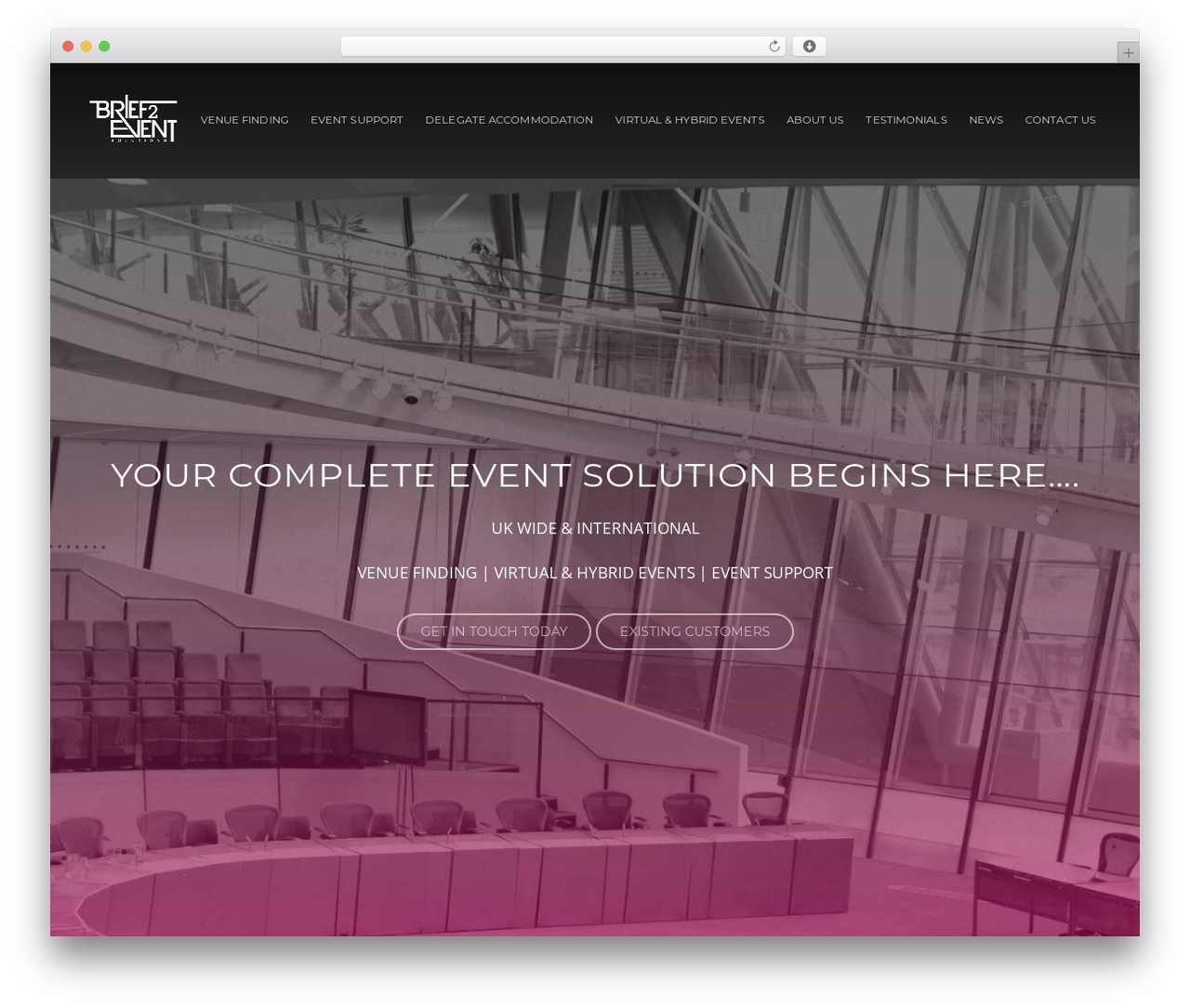 B2E Purpose WordPress theme - brief2event.com B2E Purpose WordPress theme - brief2event.com