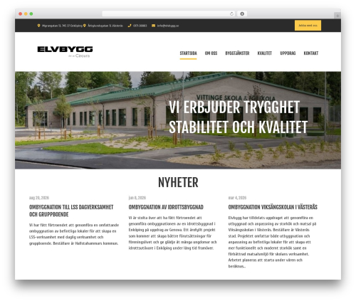 Beaver Builder Theme WordPress theme - elvbygg.se