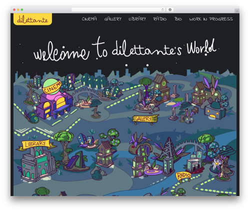 Best WordPress theme WP Bootstrap Starter - dilettantesworlds.com
