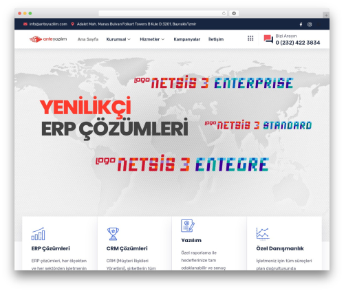 Blo essential WordPress plugin - anteyazilim.com
