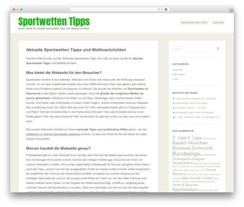 Bugis WordPress website theme - sportwetten-tipps.info Bugis WordPress website theme - sportwetten-tipps.info