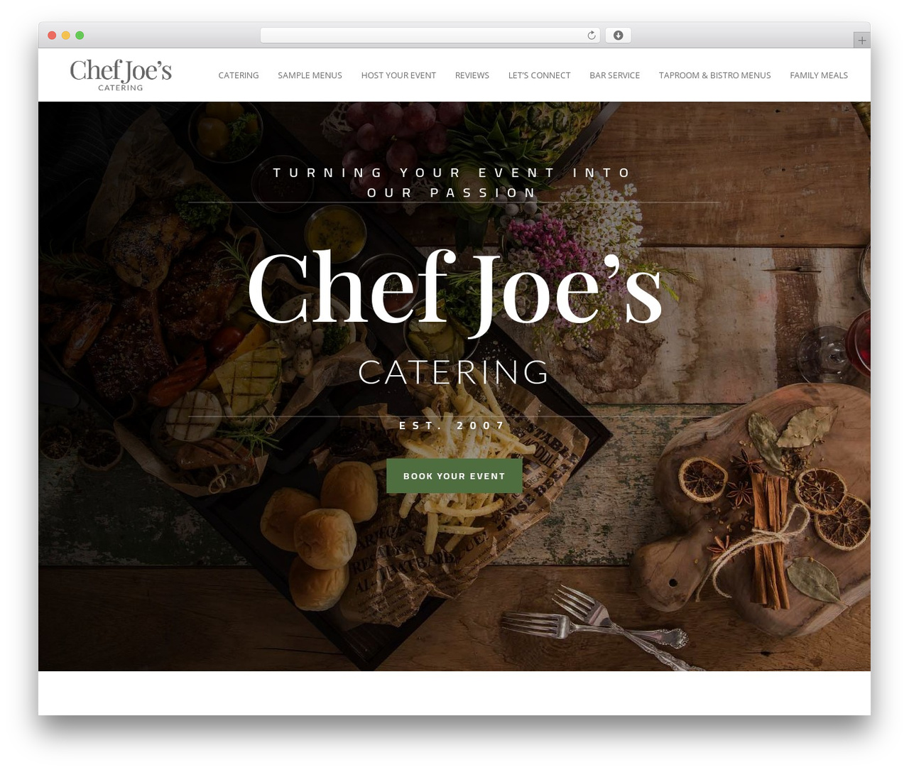 Divi theme WordPress - chefjoescatering.com Divi theme WordPress - chefjoescatering.com