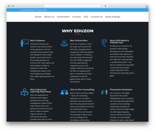 Divi WordPress theme - eduzon.co