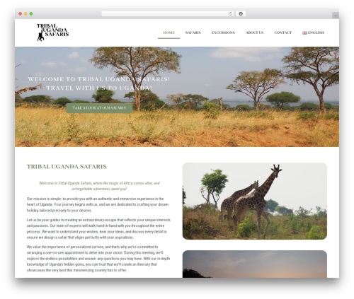 Ecoteers Theme theme WordPress - tribalugandasafaris.com