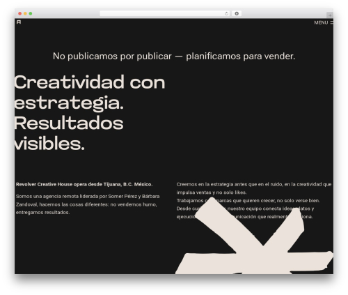 Evne WordPress theme - revolverhouse.com