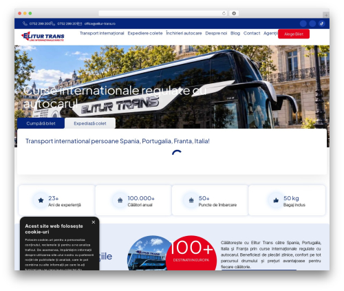 Hello Elementor free WordPress theme - elitur-trans.ro