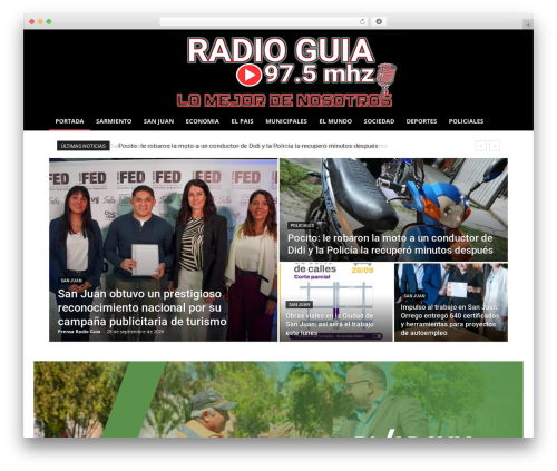 Radio player premium WordPress plugin - radioguia975.com.ar