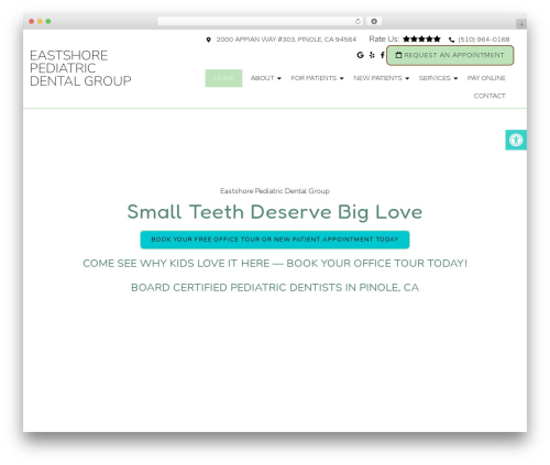 Parent Theme WordPress theme - eastshorepediatricdental.com