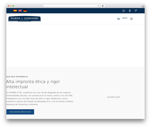 Pathfinder WordPress theme - riveraycia.cl
