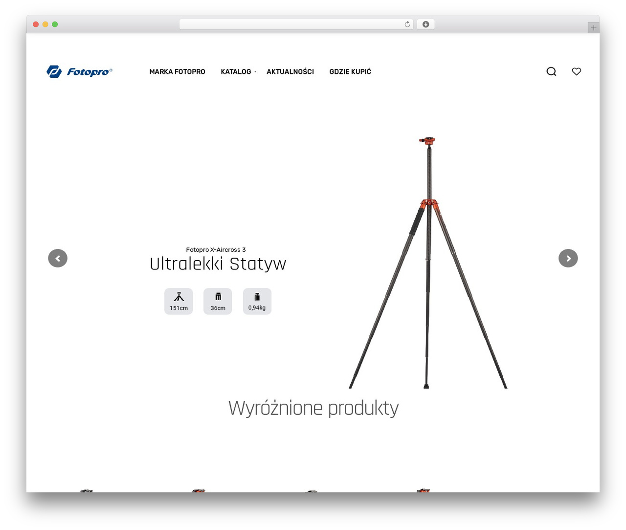 Rey WordPress theme - fotopro.pl