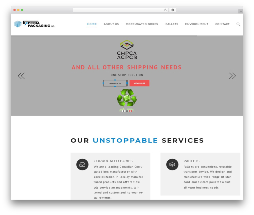 StirPlan theme WordPress - expediapackaging.com