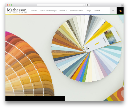 TEMABASE WordPress theme design - matherson.com