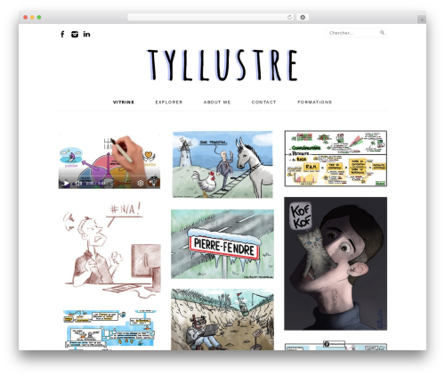Theme WordPress Masonry FREE Responsive Theme Premium - tyllustre.com