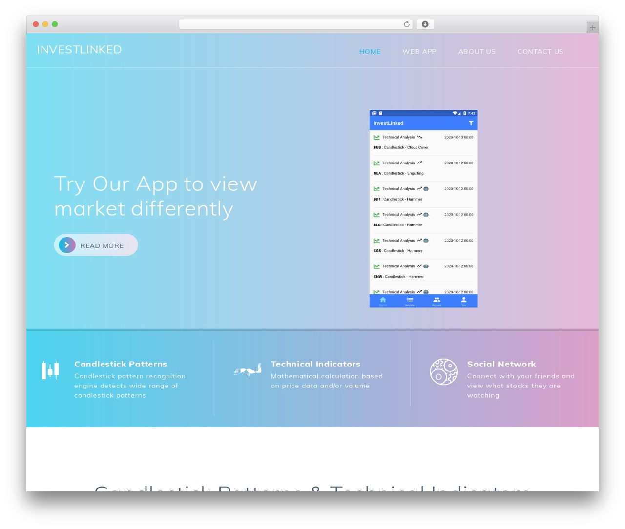 Theme WordPress Web App - investlinked.com