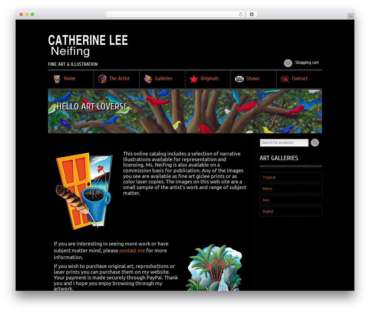WordPress theme Kauri Theme Woo - catherinelee.com