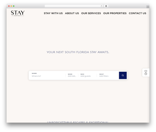 WordPress theme Lambda - stay-hospitality.com