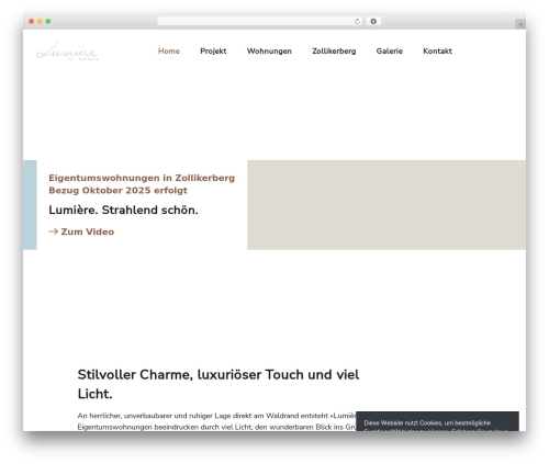 WordPress theme Localmedia - lumiere-zollikerberg.ch