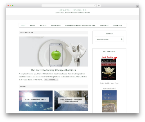 WordPress theme Pretty Chic - acupuncturetwincities.com