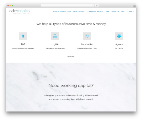 WordPress theme Rare - atlascapitalsg.com