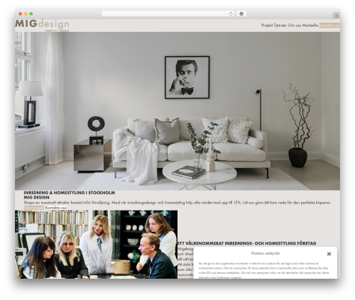 WordPress website theme G-Theme - migdesign.se