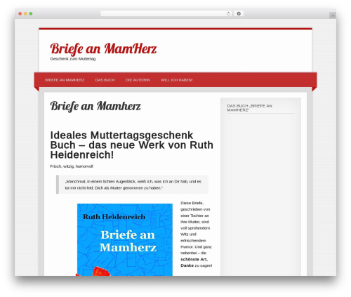 zeeTasty WordPress theme - buchjuwel.de