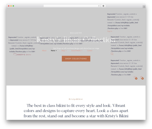 Alidswoo WordPress plugin - kristysbikini.com